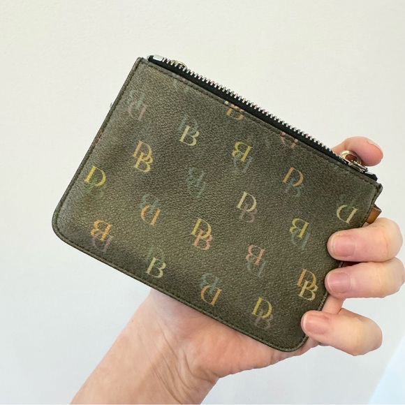 Vintage Y2K Dooney and Bourke mini monogram bag with matching coin pouch - Picture 4 of 16